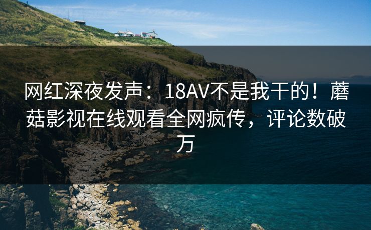 网红深夜发声：18AV不是我干的！蘑菇影视在线观看全网疯传，评论数破万